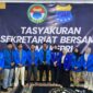 Tasyakuran Sekretariat Bersama PMII Kepulauan Riau, Minggu (4/1/2026) yang dihadiri pengurus, kader, senior, hingga alumni PMII lintas generasi. Foto: INIKEPRI.COM