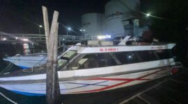 SB. JJ Indah 2 yang dicurigai membawa muatan tanpa dilengkapi dokumen kepabeanan. Foto: INIKEPRI.COM