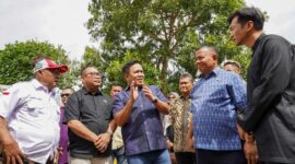 Wakil Menteri Koperasi dan UMKM RI, Helvi Yuvi Moraza saat berkunjung ke kawasan Jodoh Boulevard. Foto: INIKEPRI.COM/BP Batam 