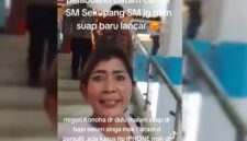 Akun TikTok Yulianti Yuli1612 membagikan praktek culas di Pelabuhan Internasional Batam Center. Foto: Tangkapan Layar 