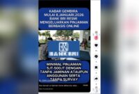 Akun TikTok m_rizki_budiman yang membagikan informasi pinjaman BRI. Foto: Tangkapan Layar 