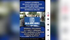 Akun TikTok m_rizki_budiman yang membagikan informasi pinjaman BRI. Foto: Tangkapan Layar 