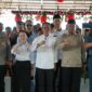 Kepala BP Batam, Amsakar Achmad, bersama Wakil Kepala BP Batam Li Claudia Chandra menemui warga Rempang Galang untuk memaparkan rencana pembangunan Sekolah Rakyat Terintegrasi Merah Putih. Foto: INIKEPRI.COM/BP Batam 