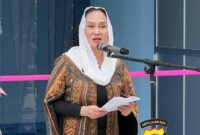 Bupati Natuna Cen Sui Lan saat meresmikan Satuan Pelayanan Pemenuhan Gizi (SPPG) Kecamatan Bunguran Timur Laut di Desa Limau Manis, sebagai bagian dari ikhtiar bersama menyiapkan generasi Natuna yang sehat dan berdaya saing. Foto: INIKEPRI.COM/NatunaKab 