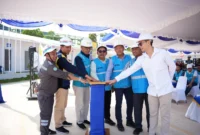 PT PLN Batam resmi melaksanakan seremoni First Piling Proyek Pembangunan PLTGU Batam #1 berkapasitas 120 M. Foto: INIKEPRI.COM/PLN Batam