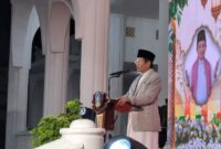Pemerintah Provinsi Kepulauan Riau (Pemprov Kepri) menggelar peringatan Isra Mikraj Nabi Muhammad SAW di halaman Gedung Daerah Tepi Laut, Tanjungpinang, Rabu malam (14/1/2026). Foto: INIKEPRI.COM