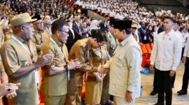 Wali Kota Batam Amsakar Achmad bersama Wakil Wali Kota Batam Li Claudia Chandra menghadiri Rapat Koordinasi Nasional (Rakornas) 2026 yang digelar di Sentul International Convention Center (SICC), Kabupaten Bogor, Jawa Barat. Foto: INIKEPRI.COM/Media Center Batam 