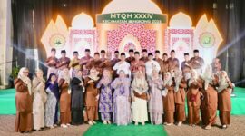 Pembukaan Musabaqah Tilawatil Qur’an dan Hadits (MTQH) XXXIV Tingkat Kecamatan Bengkong di halaman Kantor Camat Bengkong, Jumat (6/2/2026). Foto: INIKEPRI.COM/Media Center Batam 