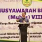 Wali Kota Batam, Amsakar Achmad, membuka Musyawarah Besar (Mubes) VIII Ikatan Warga Kuantan Singingi (IWAKUSI) Kota Batam Tahun 2026 di Radisson Hotel, Sukajadi, Batamkota, Sabtu (14/2/2026). Foto: INIKEPRI.COM/Media Center Batam 