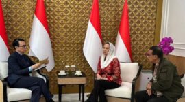 Bupati Natuna Cen Sui Lan, didampingi Wakil Bupati Natuna Jarmijn, melakukan kunjungan kerja sekaligus silaturahmi ke Kementerian Luar Negeri Republik Indonesia. Foto: INIKEPRI.COM/Prokopim Natuna 