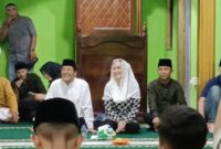 Bupati Natuna Cen Sui Lan dan suami Raja Mustakim saat safari Ramadan tahun lalu. Foto: INIKEPRI.COM