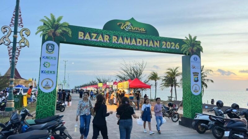 Lokasi Bazaar Ramadan 1447 H/2026 di Zona B Kawasan Gurindam 12, Tepi Laut, Kota Tanjungpinang. Lokasi Bazaar dialihkan dengan mempertimbangkan berbagai aspek. Di antaranya untuk kepentingan bersama para pedagang. Foto: INIKEPRI.COM/KepriProv 