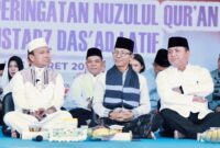 Wali Kota Batam Amsakar Achmad menghadiri peringatan Nuzulul Qur'an di Polresta Barelang. Foto: INIKEPRI.COM/Media Center Batam 