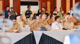 Rapat Koordinasi (Rakor) Pengendalian Inflasi Nasional yang dipimpin Menteri Dalam Negeri Tito Karnavian. Foto: INIKEPRI.COM/Media Center Batam 