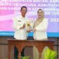 Wali Kota Batam, Amsakar Achmad, menyerahkan Laporan Keuangan Pemerintah Daerah (LKPD) unaudited Tahun Anggaran 2025 kepada Badan Pemeriksa Keuangan (BPK) RI Perwakilan Provinsi Kepulauan Riau. Foto: INIKEPRI.COM/Media Center Batam 