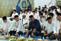 Ketua DPW Partai NasDem Kepri Pietra Machreza Paloh hadir di safari Ramadan di Pondok Pesantren Al Fadlu 7. Foto: INIKEPRI.COM