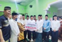 Bupati Natuna Cen Sui Lan melaksanakan Safari Ramadhan Pemerintah Kabupaten Natuna di Masjid Baitul Muttaqin, Desa Air Langit, Kecamatan Bunguran Tengah, pada bulan suci Ramadhan 1447 Hijriah, Selasa (3/3/2026). Foto: Resonansi/Zaki 