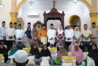 Bupati Natuna, Cen Sui Lan, memimpin rombongan Safari Ramadan Pemkab Natuna menyambangi masyarakat Kecamatan Bunguran Barat di Masjid Raya An-Nur, Sedanau, Rabu (4/3/2026). Foto: INIKEPRI.COM/NatunaKab 
