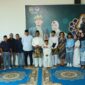 Ketua DPW Partai NasDem Kepri Pietra Machreza Paloh dan jajaran pengurus bersilaturahmi di open house ketua DPRD kota Batam Muhammad Kamaluddin. Foto: INIKEPRI.COM