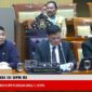 Anggota Komisi VI DPR RI Kawendra Lukistian bersama Ketua Komisi III DPR RI Habiburokhman di kompleks parlemen, Jakarta, Senin (30/3/2026). Foto: Tangkapan Layar TV Parlemen 