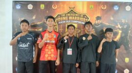 Siswa MTsN Tanjungpinang yang akan mengikuti seleksi silat pada POPDA. Foto: INIKEPRI.COM
