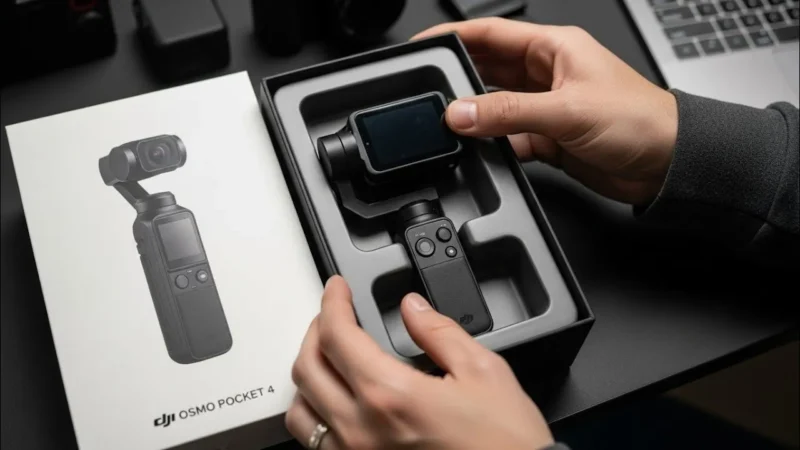 Bocoran DJI Osmo Pocket 4. Foto: Istimewa 