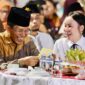 Wali Kota Batam, Amsakar Achmad bersama Wakil Wali Kota Batam, Li Claudia Chandra, menghadiri halalbihalal tingkat Kecamatan Seibeduk, Selasa (31/3/2026) malam. Foto: INIKEPRI.COM/Media Center Batam 