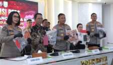 Konferensi pers di Polresta Barelang. Foto: INIKEPRI.COM/BP Batam 