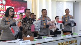 Konferensi pers di Polresta Barelang. Foto: INIKEPRI.COM/BP Batam 