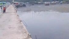 Belasan pipa jembatan Pulau Mongkol digondol Rayap Besi. Foto: INIKEPRI.COM