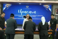 Sekjen Kemenimipas Asep Kurnia melantik sejumlah pimpinan tinggi pratama di lingkungan Kemenimipas di Jakarta. Foto: INIKEPRI.COM/Humas Kemenimipas