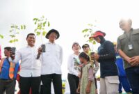 Berlangsung di Kawasan Rempang Eco City, kegiatan Peringatan Hari Bumi tahun 2026 ini mengangkat tema “Dari Rempang untuk Bumi”. Foto: INIKEPRI.COM/BP Batam 