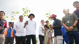 Berlangsung di Kawasan Rempang Eco City, kegiatan Peringatan Hari Bumi tahun 2026 ini mengangkat tema “Dari Rempang untuk Bumi”. Foto: INIKEPRI.COM/BP Batam 