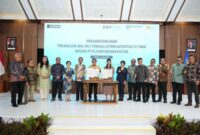 Momen penandatanganan perjanjian jual beli tenaga listrik di BP Batam. Foto: INIKEPRI.COM/BP Batam 