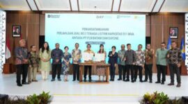 Momen penandatanganan perjanjian jual beli tenaga listrik di BP Batam. Foto: INIKEPRI.COM/BP Batam 