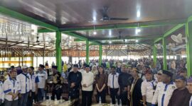 Foto bersama di Halalbihalal KKST. Foto: INIKEPRI.COM