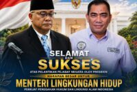 E Flyer ucapan selamat atas pelantikan Jumhur Hidayat. Foto: GHLHI