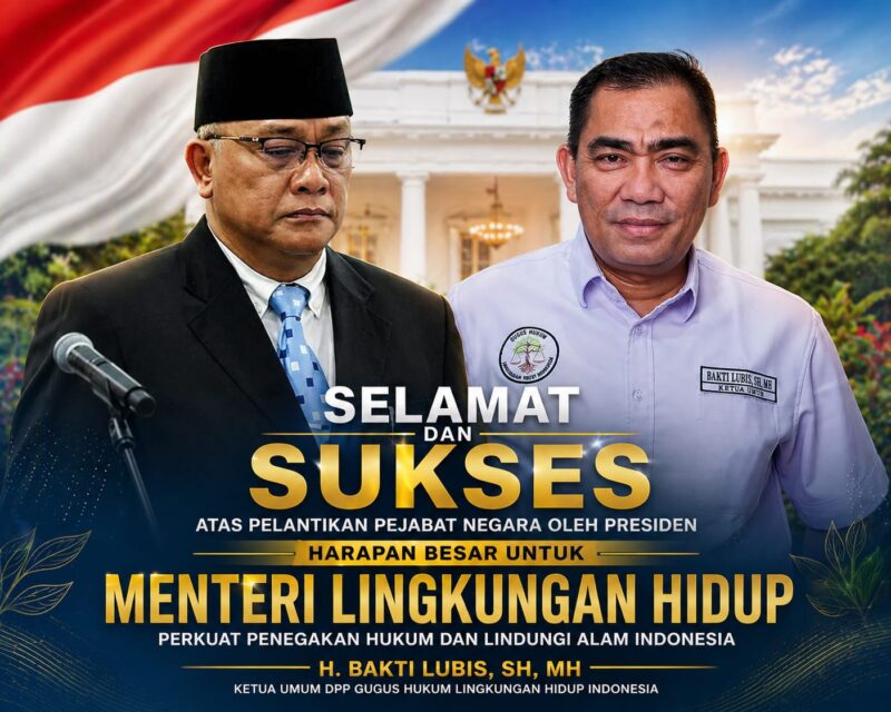 E Flyer ucapan selamat atas pelantikan Jumhur Hidayat. Foto: GHLHI