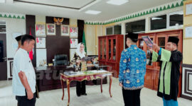 Bupati Natuna, Cen Sui Lan, secara resmi melantik dan mengambil sumpah jabatan Pegawai Negeri Sipil (PNS) dari lulusan Institut Pemerintahan Dalam Negeri Angkatan 2024. Foto: INIKEPRI.COM/NatunaKab 