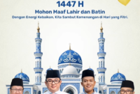 Flyer Idul Fitri PLN Batam. Foto: PLN Batam