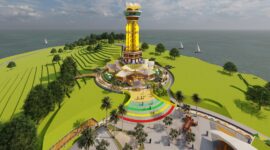 Rencana pembangunan Museum dan Monumen Tugu Bahasa di Pulau Penyengat. Foto: INIKEPRI.COM/KepriProv 