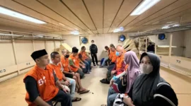 Kejari Natuna Kawal Eksekusi 15 Tahanan ke Lapas Tanjungpinang dan Batam. Foto: INIKEPRI.COM/Kejari Natuna 