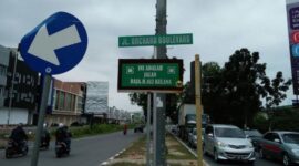 Nama jalan d Batam. Foto: Istimewa 