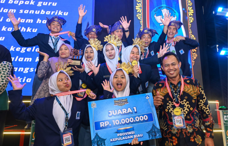 MAN IC Batam juara di Lomba Cerdas Cermat (LCC) Empat Pilar MPR RI 2026 tingkat Provinsi Kepulauan Riau. Foto: INIKEPRI.COM