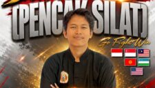 Andre Hermawan, alumni MA Bustanul Ulum Midai, sukses menorehkan prestasi membanggakan dalam ajang The 6th National and International Cekak Harimau Malaysia Silat Championship 2026. Foto: Istimewa