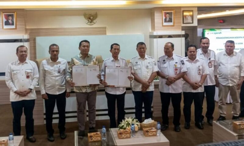 Pemko Batam menjalin kerja sama dengan Bank Riau Kepri Syariah untuk menghadirkan fasilitas pembiayaan tanpa bunga bagi UMKM. Foto: INIKEPRI.COM
