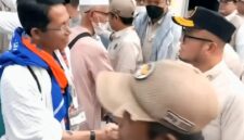 Wali Kota Batam sekaligus Ex Officio Kepala BP Batam Amsakar Achmad berkesempatan bertemu dengan Wakil Menteri Haji dan Umrah Republik Indonesia, Dahnil Anzar Simanjuntak di Kota Makkah. Foto: INIKEPRI.COM