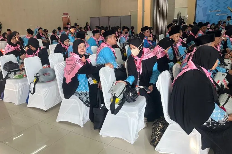 Calon Jamaah Haji di Embarkasi Batam. Foto: Istimewa 