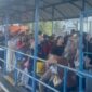 Penumpang memadati Pelabuhan Pancung Sekupang. Foto: INIKEPRI.COM