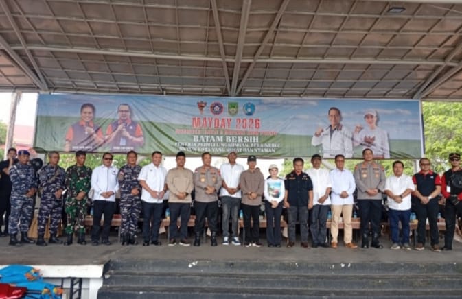 Peringatan May Day di Batam. Foto: INIKEPRI.COM